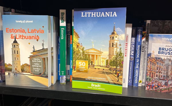 Bradt guide to Lithuania for sale in Waterstones Manchester