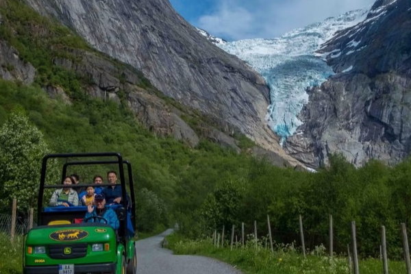Troll car to Briksdal glacier