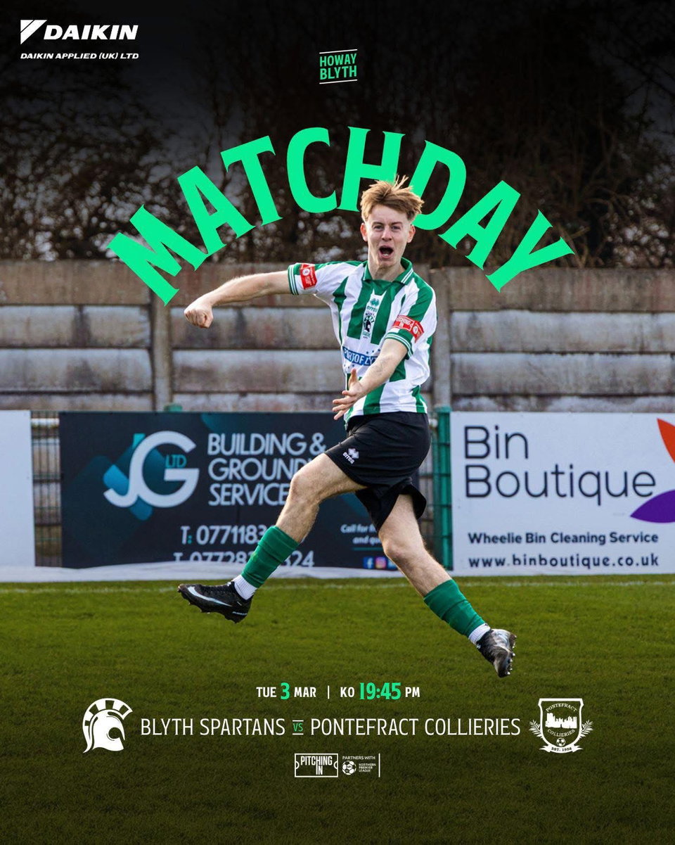Blyth Spartans v Pontefract Collieries | Saturday, 7 February 2026 - 15 ...