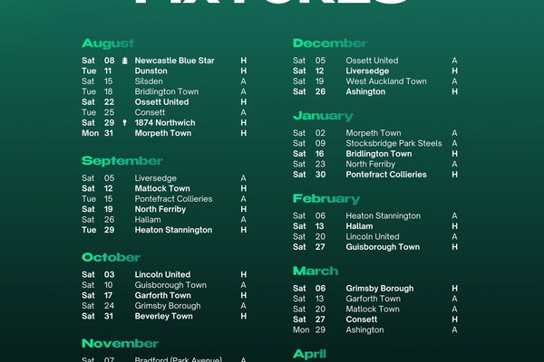2026/27 Fixtures are Here!