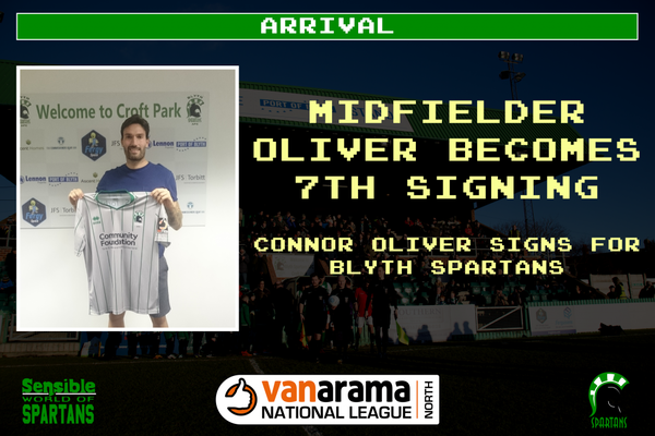 Arrival | Midfielder Connor Oliver signs on the dotted line