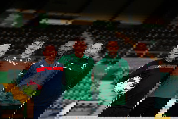 Ex NUFC GK Coach Simon Smith takes session at Croft Park