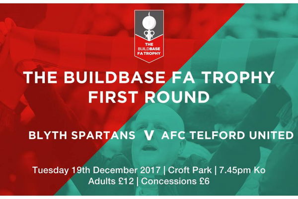 FA Trophy Tie against AFC Telford ON