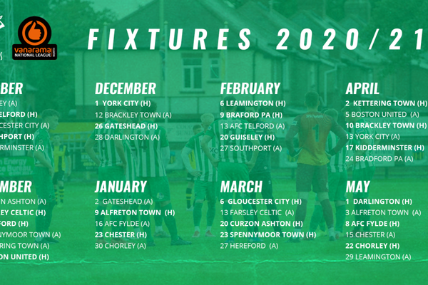 Fixtures | Spartans 20/21 fixture list revealed