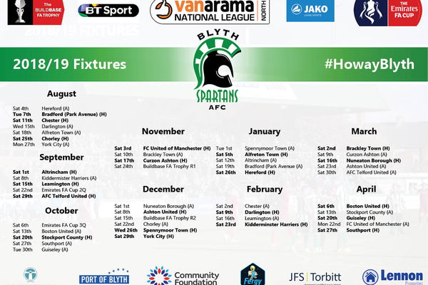 Fixtures | Spartans travel to Hereford in season opener