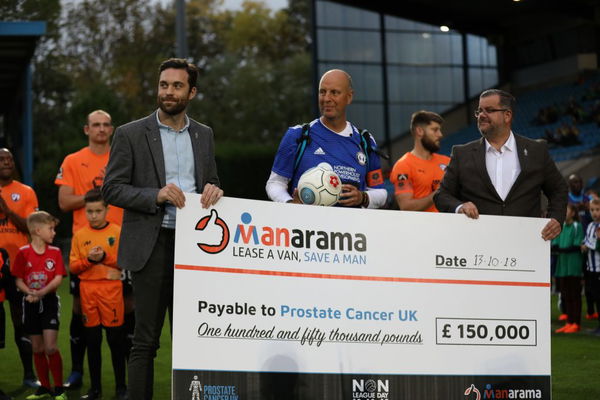 League Release | #MANarama National League campaign raises £150,000 for Prostate Cancer UK