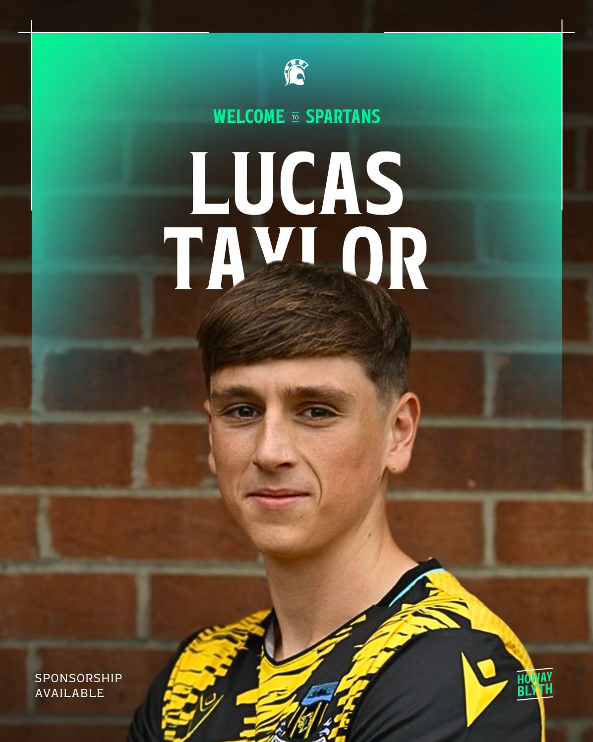 Lucas Taylor signs for Spartans - Blyth Spartans