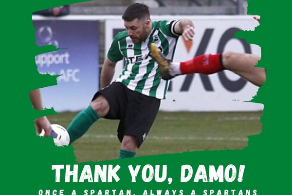 News | Blyth Spartans thank Damen Mullen