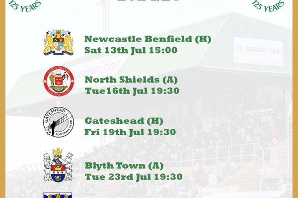 Pre-Season fixtures confirmed