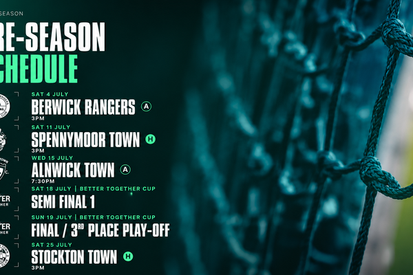 Pre-Season Schedule - 2026/27