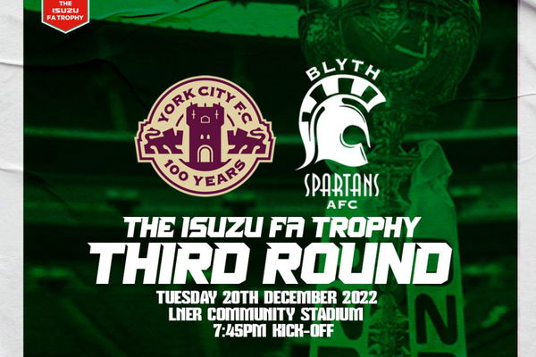 Preview | York City (a) | Isuzu FA Trophy Third Round | 22/23