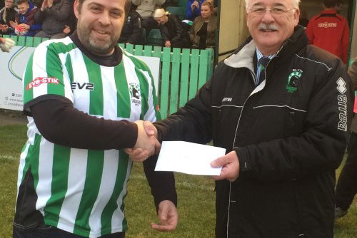 Supporters Club donation to the Football Club