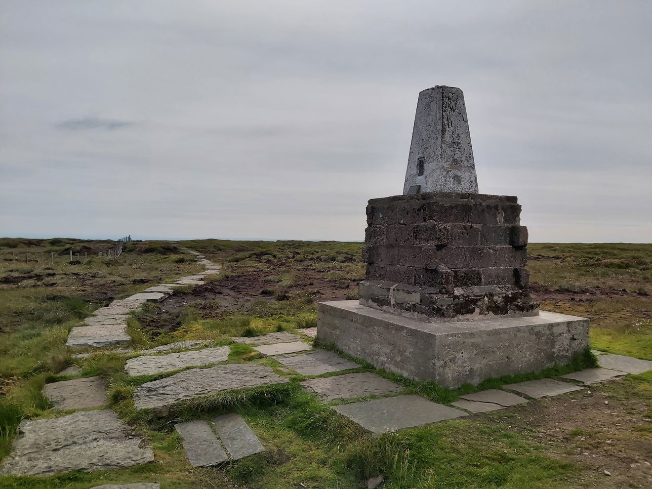 Cheviot Summit Trig Point