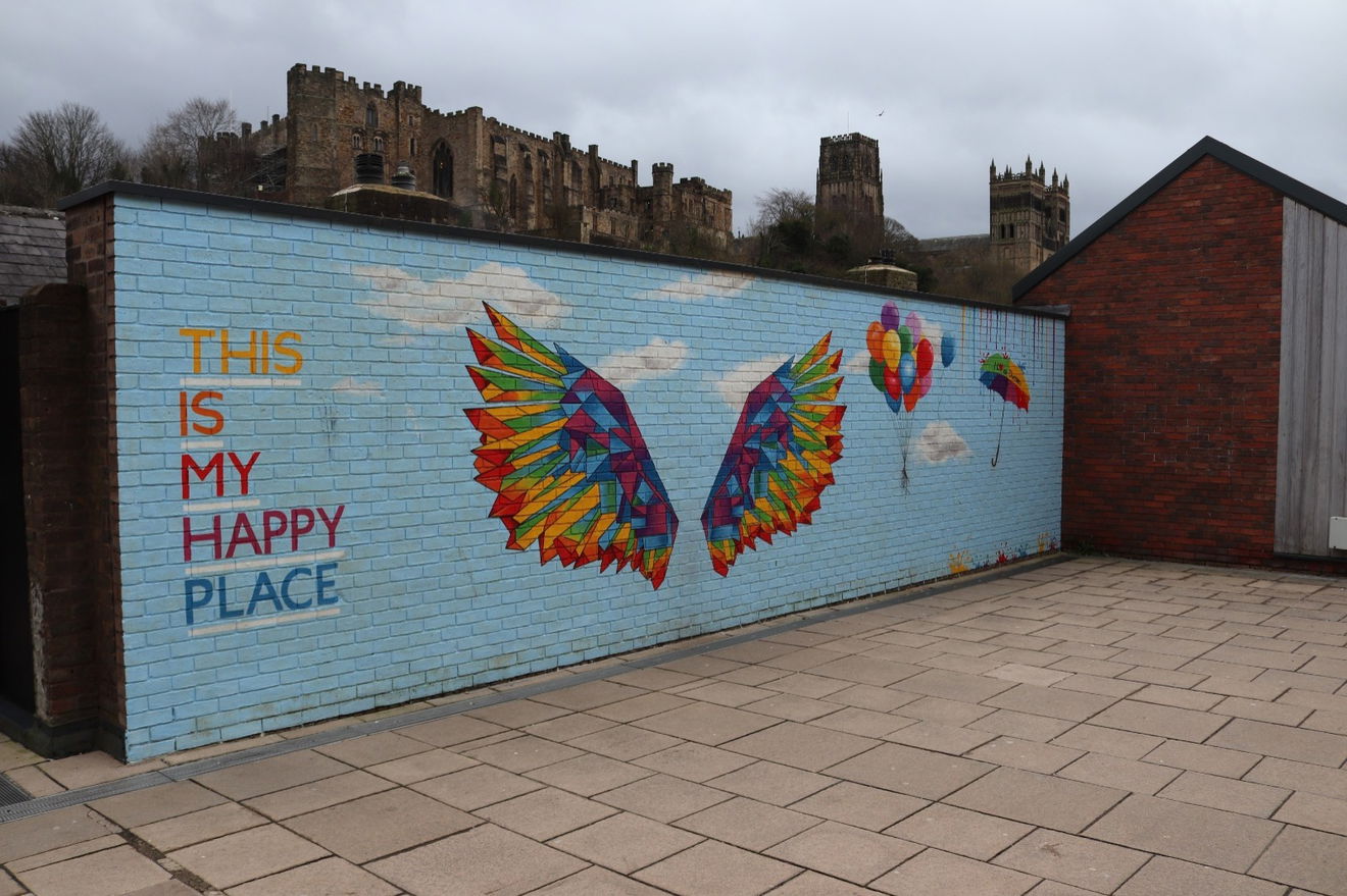 Durham Riverwalk Selfie Wall In Durham - Fabulous North