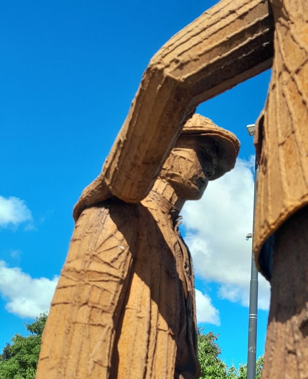 Da Said “Men Don’t Cry” Statue In Houghton-le-Spring - Fabulous North