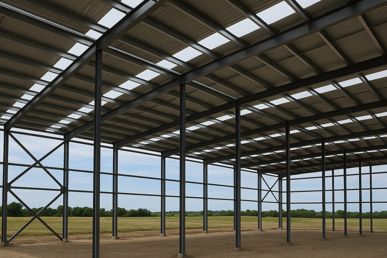 Steel framed buildings