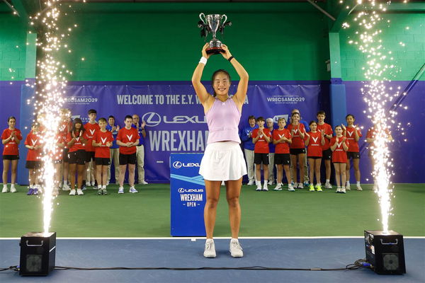 Mimi Xu's wonderful week ends with singles and doubles titles at Lexus Wrexham Open