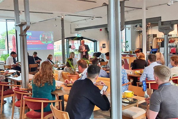 W100 Sponsors Enjoy Lunch at Shrewsbury Flaxmill Maltings