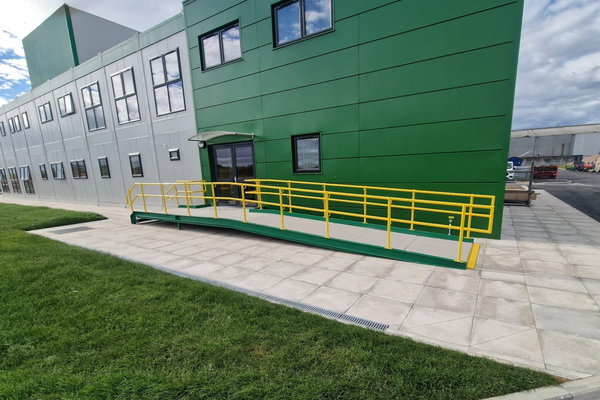 Access ramp fabricated and installed for JDR cables