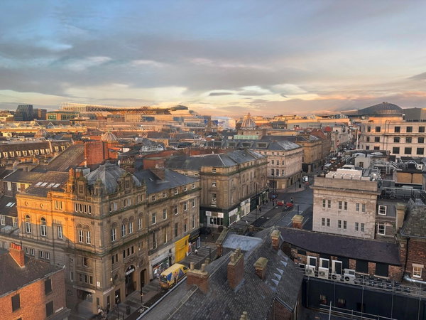 View of Newcastle from Neptune North office