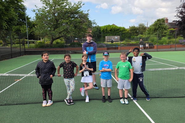 Free tennis coaching sessions for children served up this summer at Telford’s Dawley Park