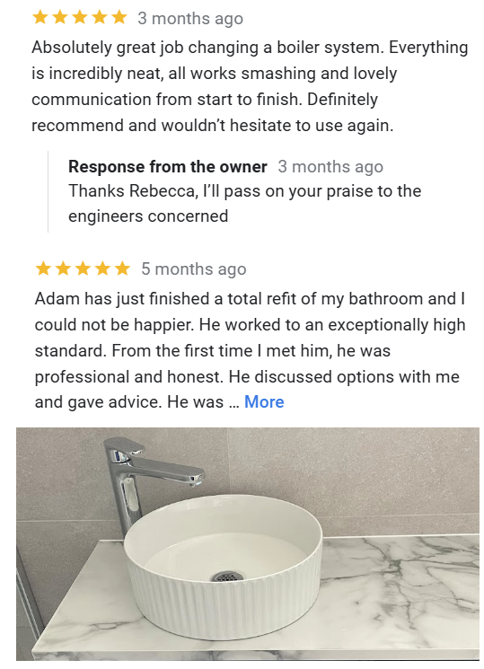 Google Reviews Positive