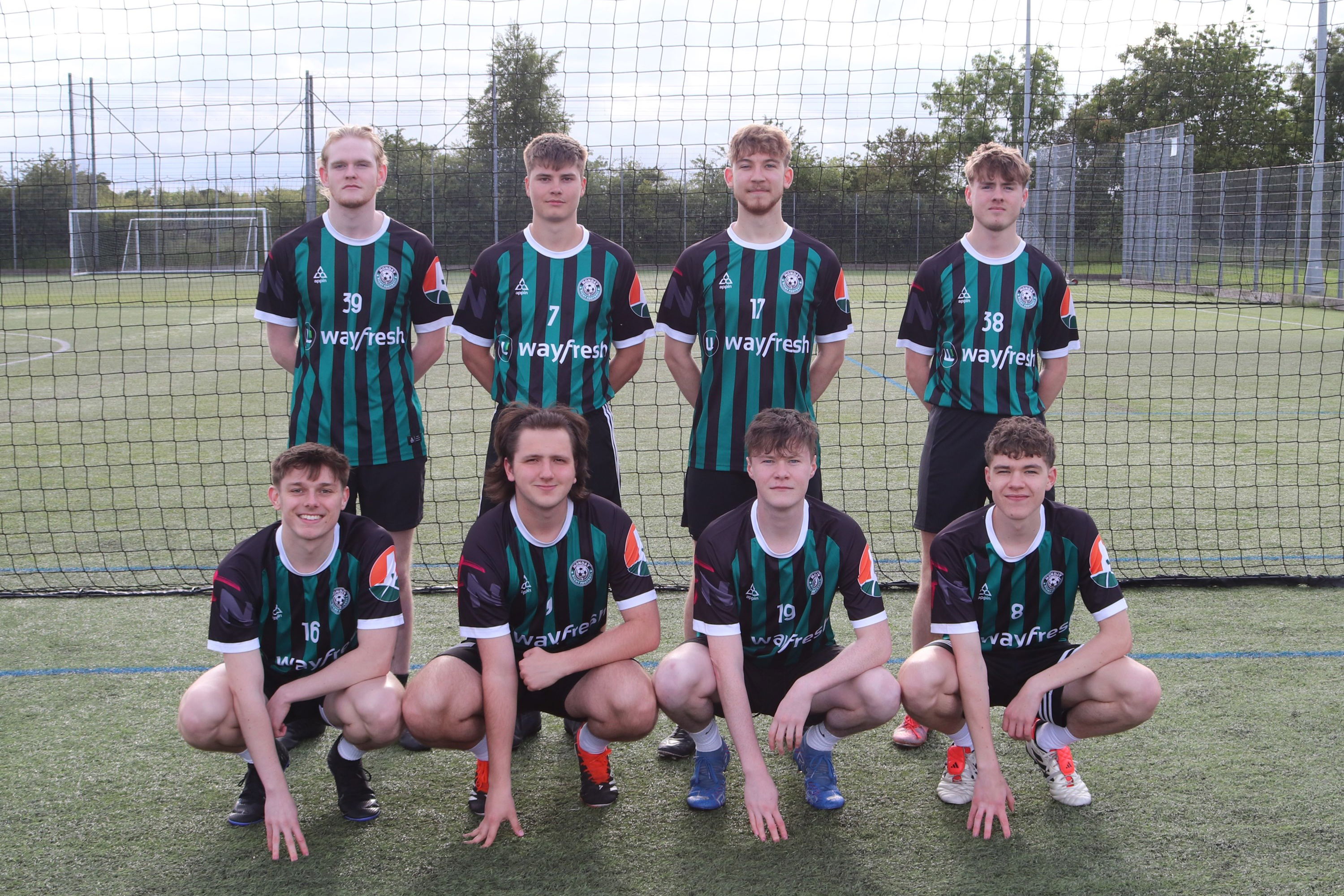 Local football team sponsored by wayfresh